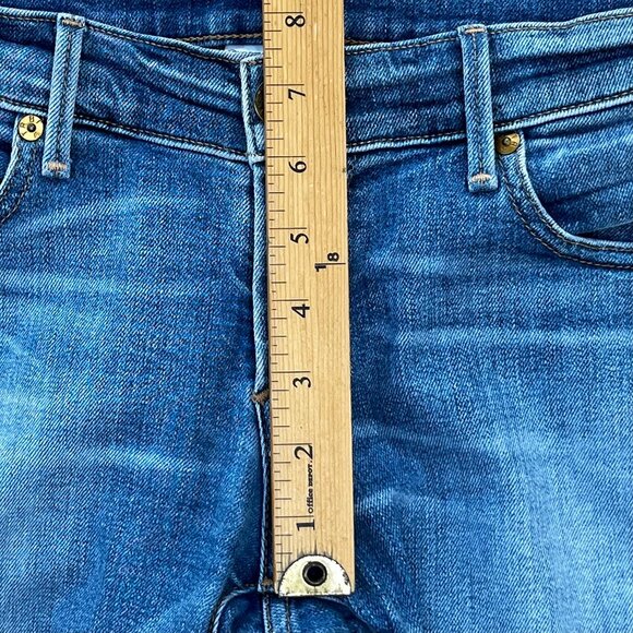 TRUE RELIGION CASEY LOW RISE SUPER SKINNY CROP WOMEN’S JEANS sz 26 Stretch - Picture 14 of 16